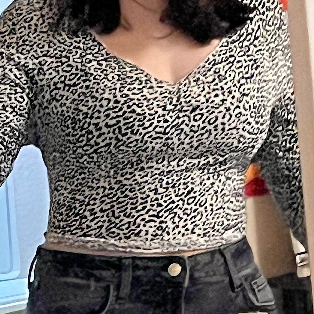 Leopard Print Women's Top